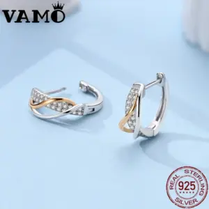 Sterling Silver Irregular Hoop Earrings 7 Sc0699433e9064094a269b15f6c01a64ak