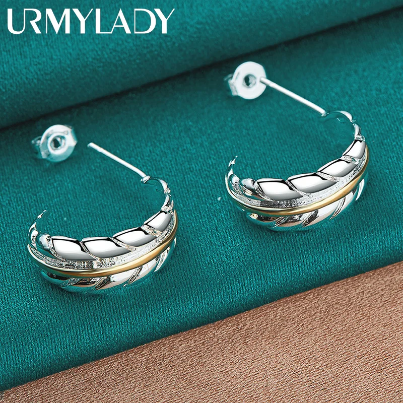 Elegant Sterling Silver Feather Earrings 3 Elegant Sterling Silver Feather Earrings - Image 3