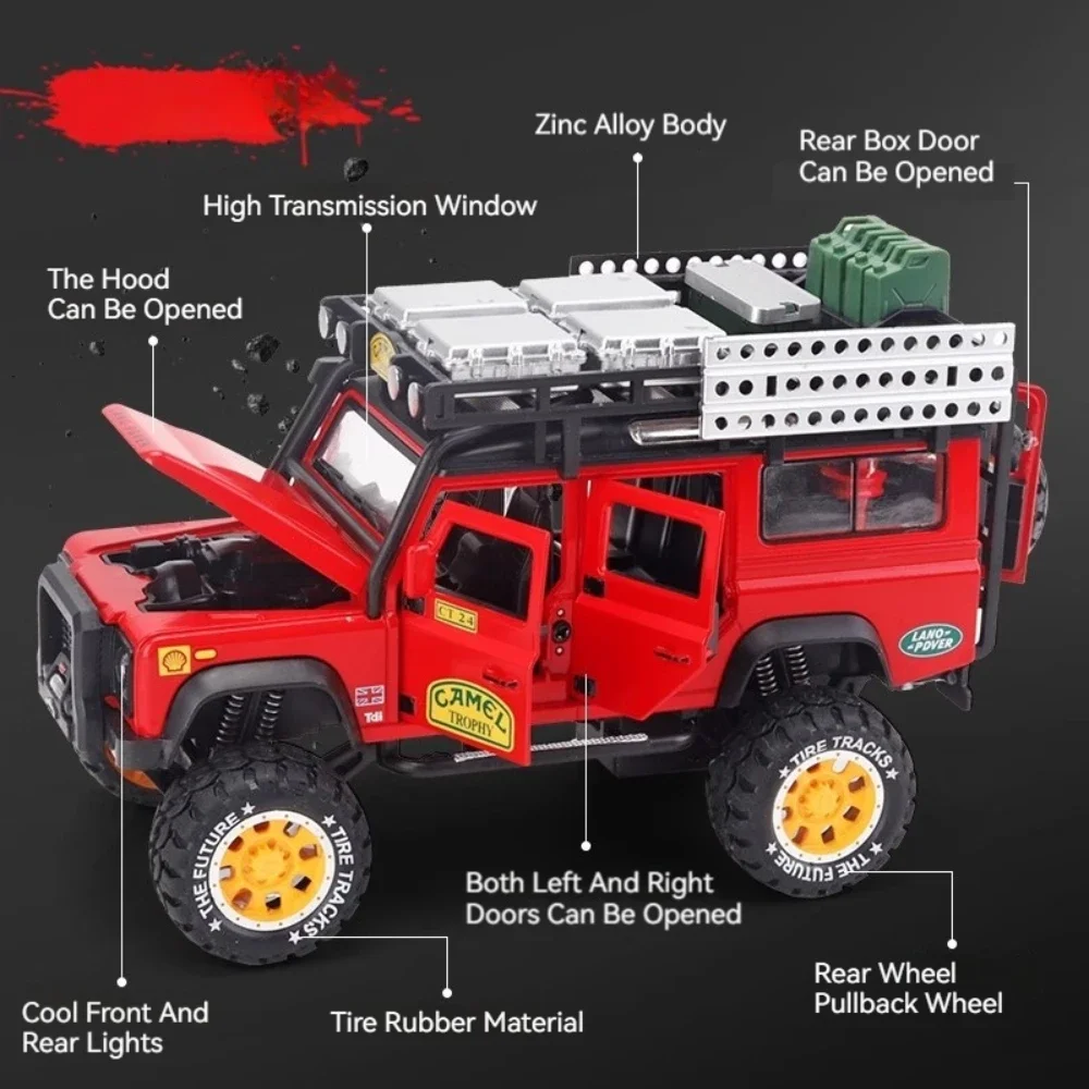 Diecast Off-Road Vehicles Model Set 1:28 Scale 4 Diecast Off-Road Vehicles Model Set 1:28 Scale - Image 4