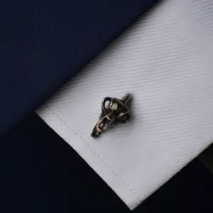 Vintage Dinosaur Skull Cufflinks in Light Grey 11 Sc51b2f7972cc4ec8b2faed55619f2710g