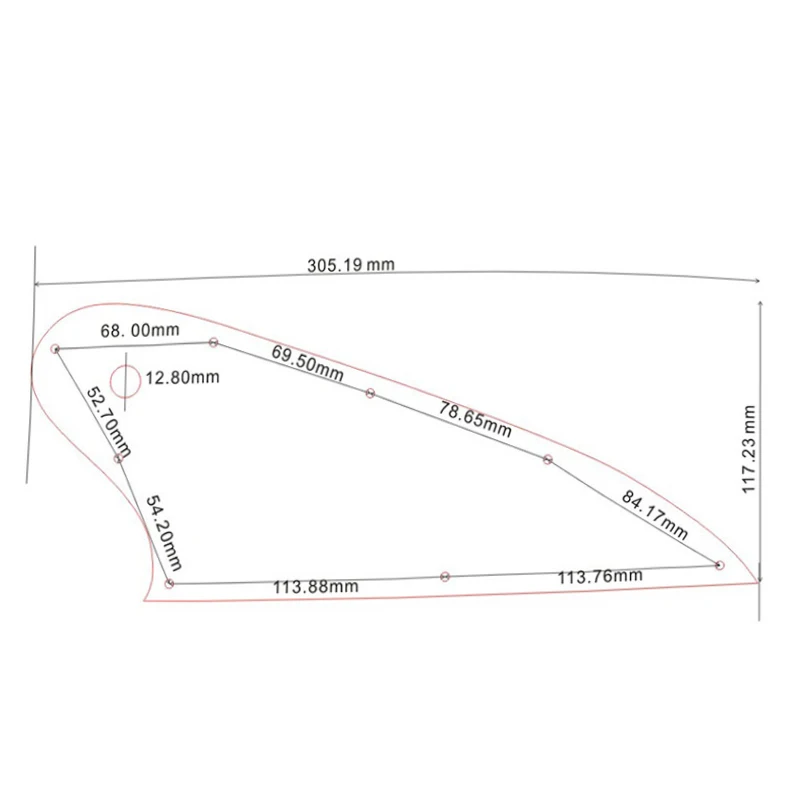 Firebird Flame Pattern Custom Pickguard 6 Firebird Flame Pattern Custom Pickguard - Image 6