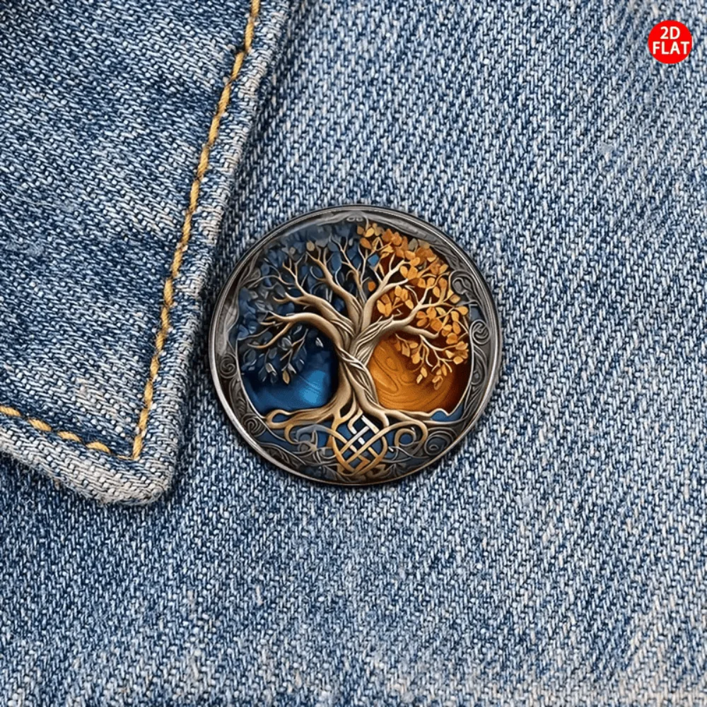 Mysterious Tree of Life Vintage Brooch 5 Mysterious Tree of Life Vintage Brooch - Image 5