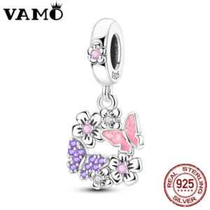 VAMO 925 Silver Enamel Charm Bead for Bracelets 16 Sc70e94e2e2334738bb175e72dda4d3f6u