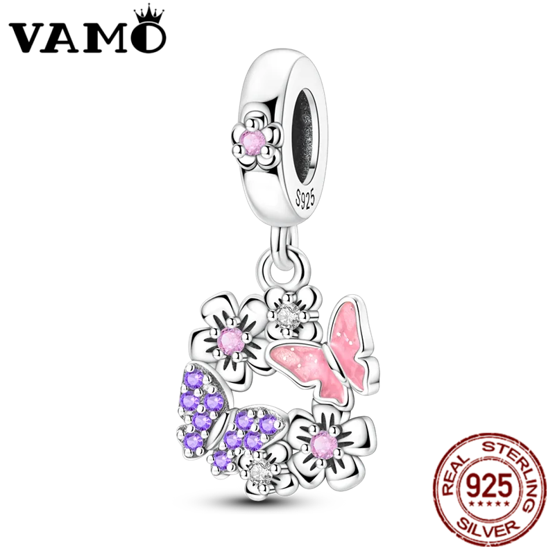 VAMO 925 Silver Enamel Charm Bead for Bracelets 7 VAMO 925 Silver Enamel Charm Bead for Bracelets - Image 7