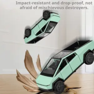 1:32 Scale Model Pickup Truck with Camper Trailer 14 Sc8c040fb7b8c4d158843046d9946059bj