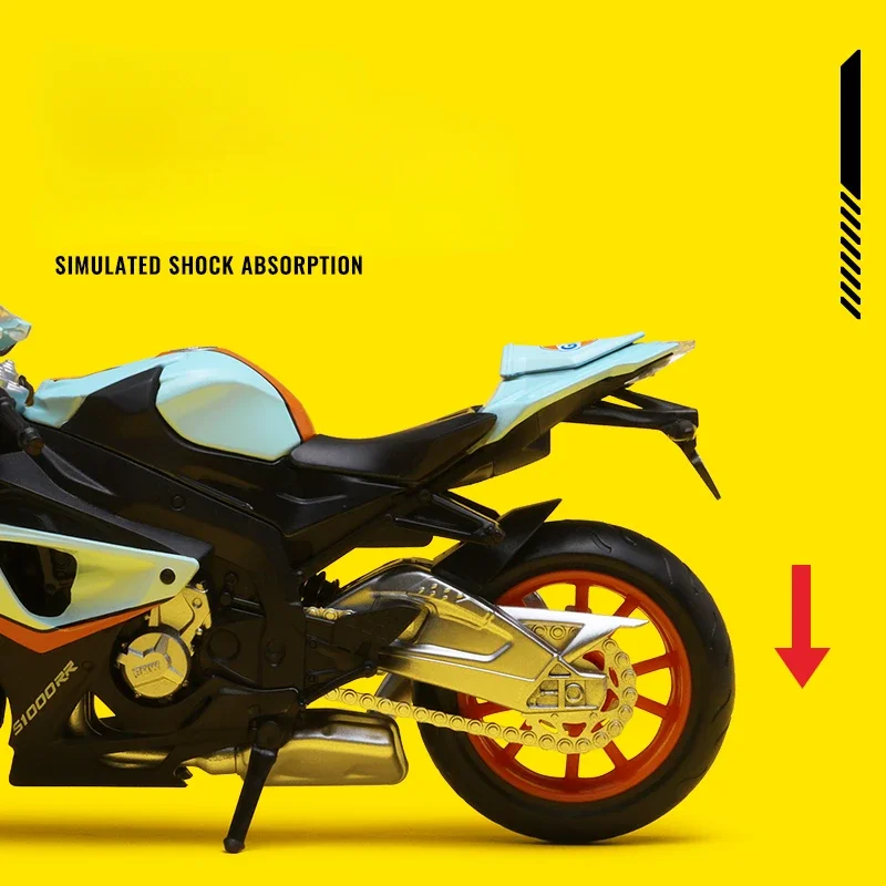 BMW S1000 RR 1:12 Diecast Miniature by WELLY 5 BMW S1000 RR 1:12 Diecast Miniature by WELLY - Image 5