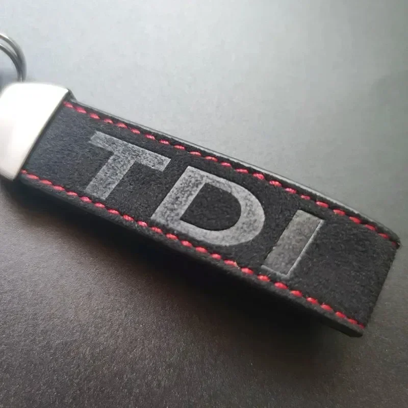 TDI Leather Keychain for VW Cars 4 TDI Leather Keychain for VW Cars - Image 4