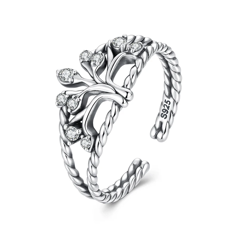 Women's Silver Tree of Life Ring 7 Women's Silver Tree of Life Ring - Image 7