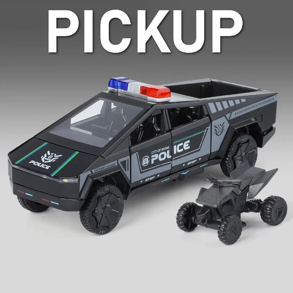 1:32 Scale Police Pickup Model Vehicle 1 1:32 Scale Police Pickup Model Vehicle