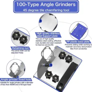 Stainless Steel 45° Tile Chamfer Tool 11 Sd0097cbf395744f7b8fbe727063da89eW