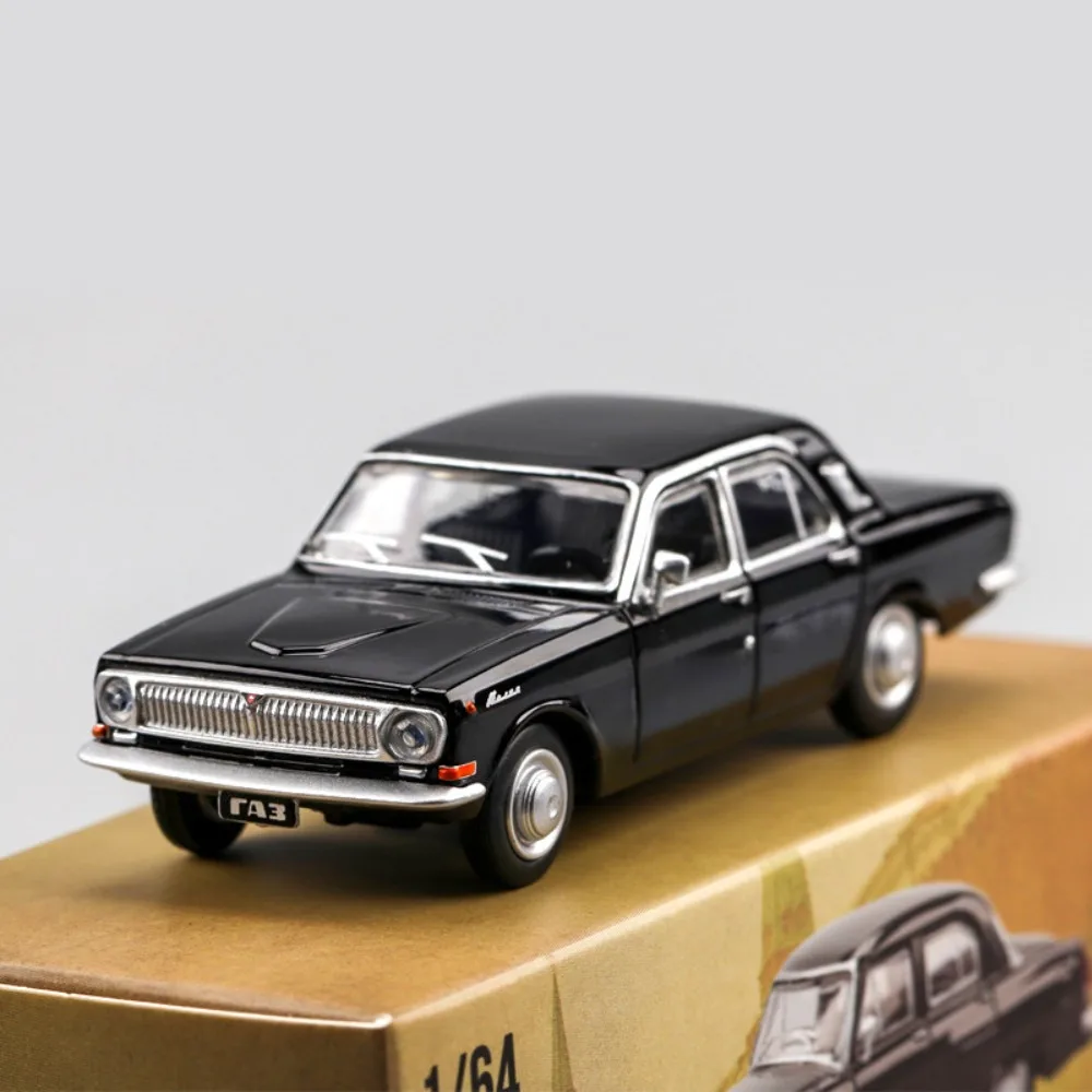 Black GAZ-24 LADA 1:64 Scale Model Car 1 Black GAZ-24 LADA 1:64 Scale Model Car
