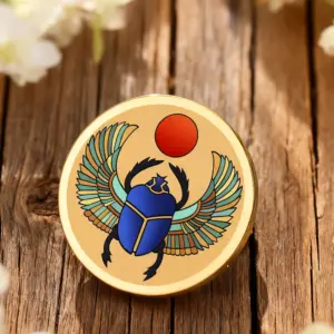 Stainless Steel Egyptian Scarab Brooch 30x30 mm 11 Sd150cb97f6ac47fda9ba7ed117583801f