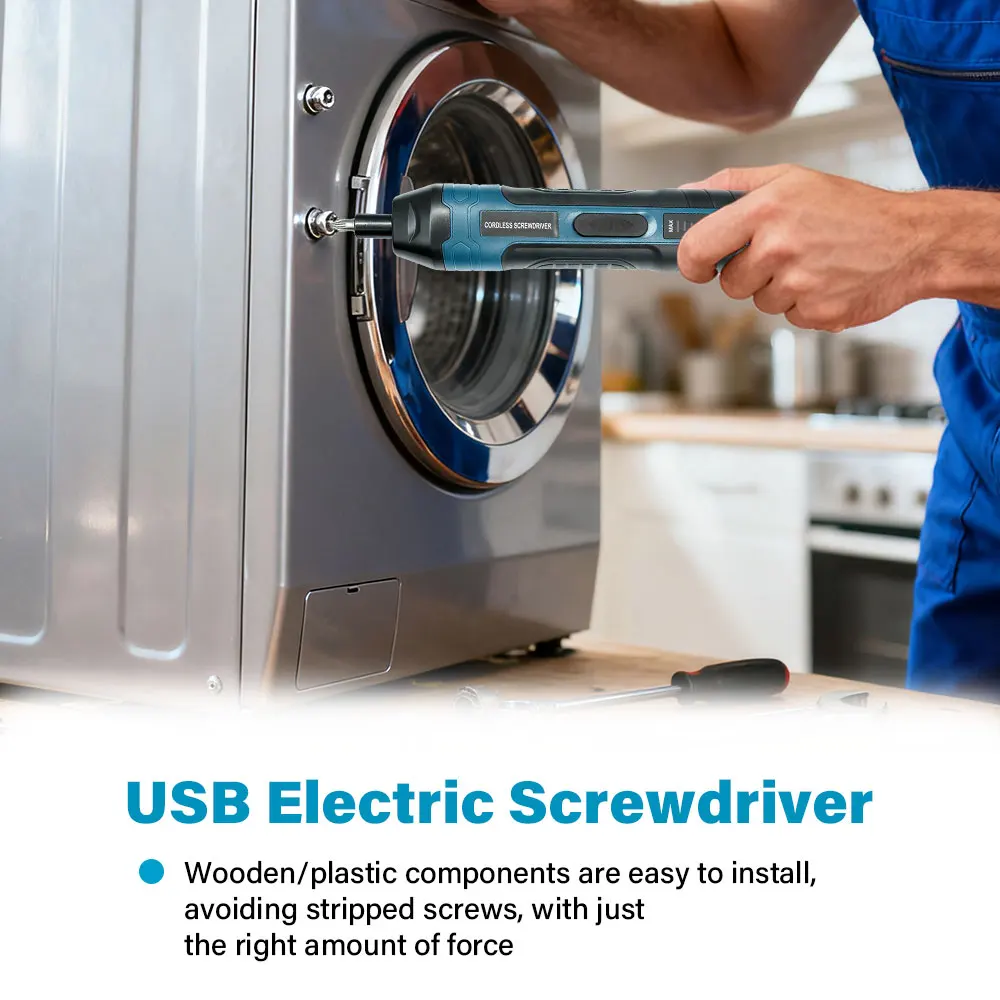 Cordless Electric Screwdriver with 1300mAh Battery 2 Cordless Electric Screwdriver with 1300mAh Battery - Image 2