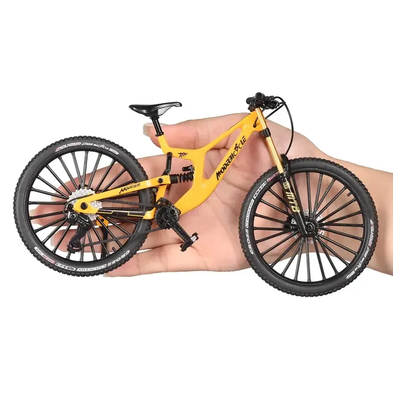Mini Alloy Mountain Bike Model 1:8 Scale 7 Mini Alloy Mountain Bike Model 1:8 Scale - Image 7