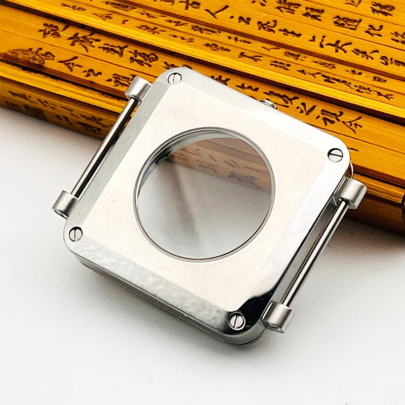 Square Stainless Steel Watch Case SKX007 Compatibility 5 Square Stainless Steel Watch Case SKX007 Compatibility - Image 5