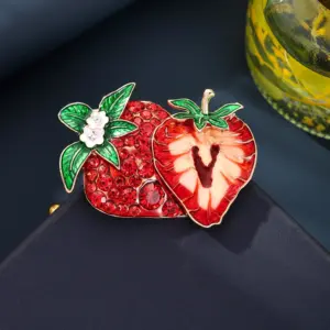 Summer Sweetheart Strawberry Brooch for Women 11 Sd3da7d5d9d1841e4b1398f3012408657E