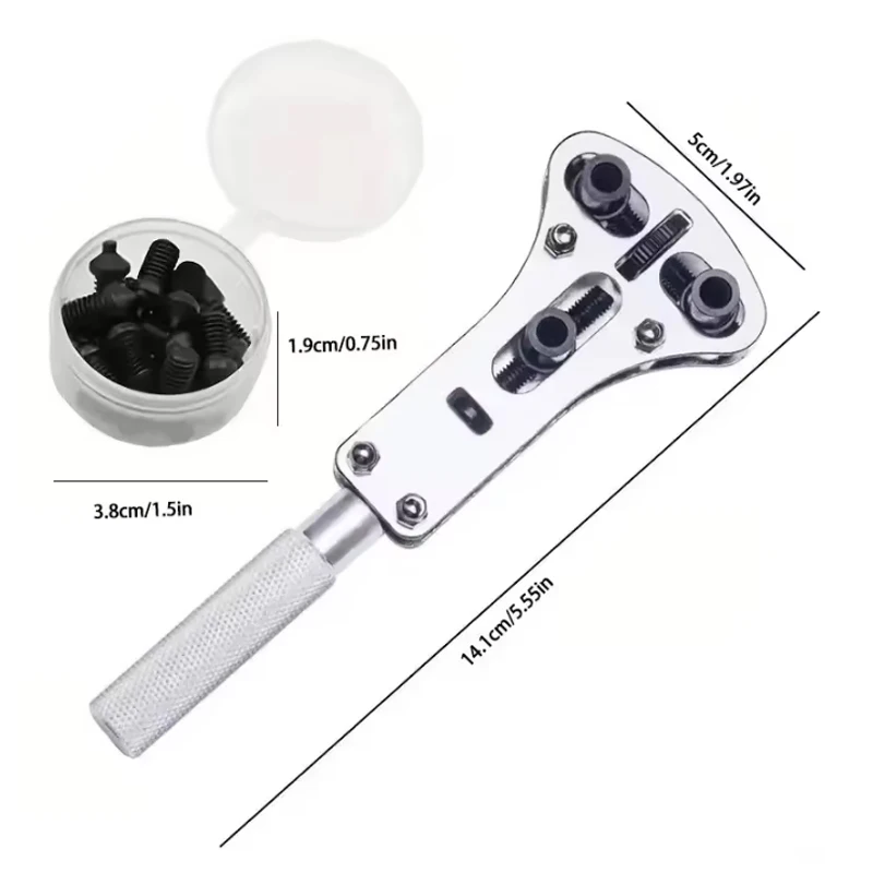 Adjustable Three-Jaw Watch Case Wrench for Repair 8 Adjustable Three-Jaw Watch Case Wrench for Repair - Image 8