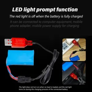 7.4V Lithium Battery Charger USB 500mA 8 Sd40df3e6720d46c09aabcc9c07c2810cs