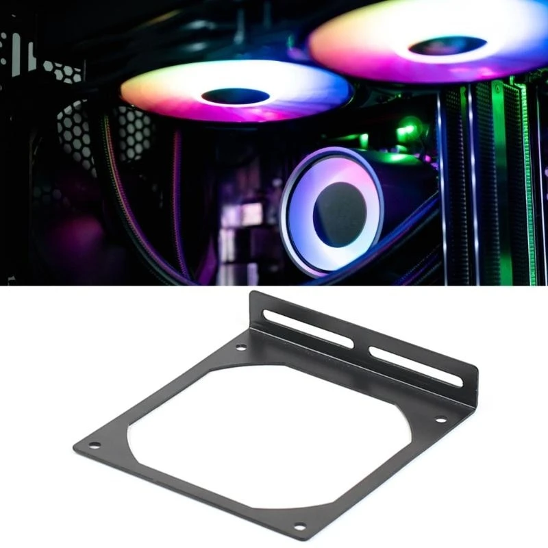 Galvanized Steel PC Fan Mounting Bracket 120LS 3 Galvanized Steel PC Fan Mounting Bracket 120LS - Image 3