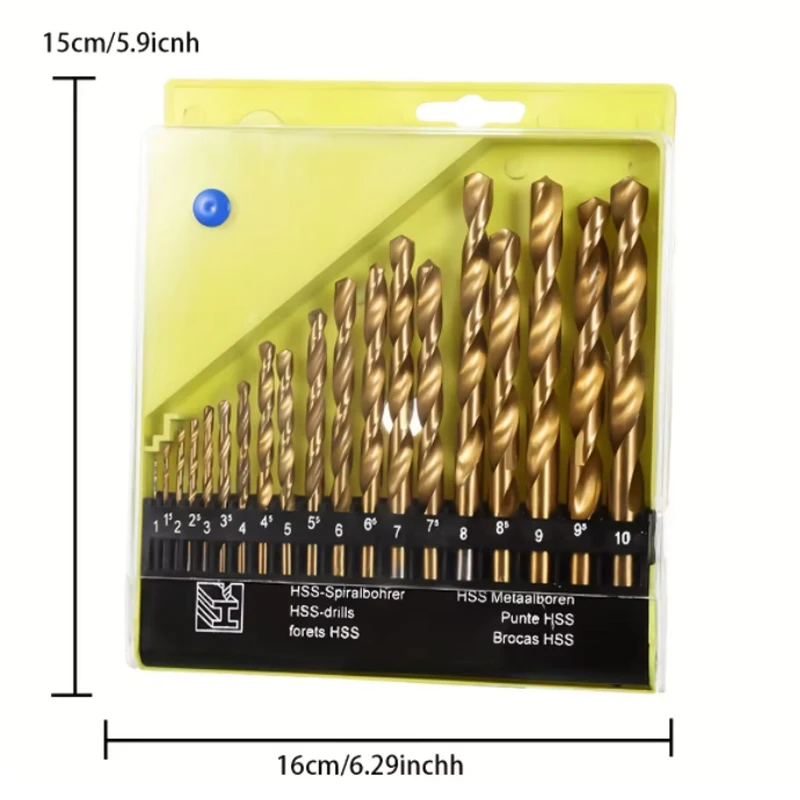 13PCS Masonry Drill Bit Set for Metal & Tile 4 13PCS Masonry Drill Bit Set for Metal & Tile - Image 4