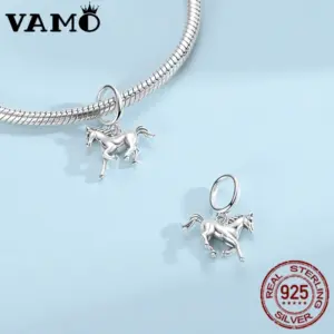Sterling Silver Galloping Horse Charm for Bracelets 8 Sd535e34b9ec742a0a7890c739efe1bde3