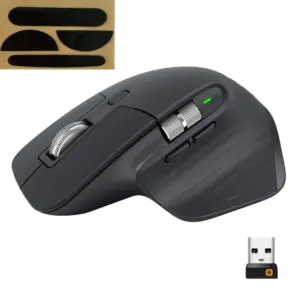 Black Mouse Feet Stickers for Logitech MX Master 2S/3 11 Sd6701bbf68e44d2fa009944f75842058h