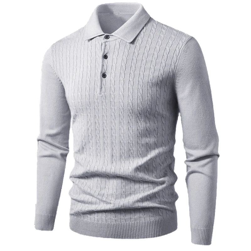 Men's Elegant Polo Sweater by ANIMAL GAME 4 Men's Elegant Polo Sweater by ANIMAL GAME - Image 4