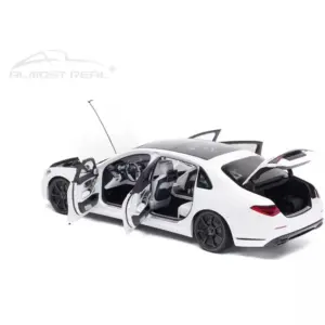 White Alloy S680 W223 Model Car Replica 9 Sd7eab65a7c864111838100d57338d1a10