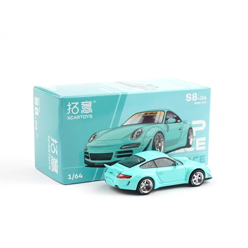 Light Blue RWB 997 Diecast Model 1:64 Scale 6 Light Blue RWB 997 Diecast Model 1:64 Scale - Image 6