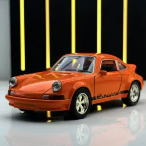 Vintage Orange 1974 Porsche 911 Carrera Model