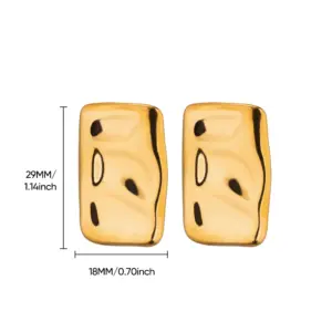 Gold Stainless Steel Square Earrings 12 Sd93477759fde45a995bc866135d15002o
