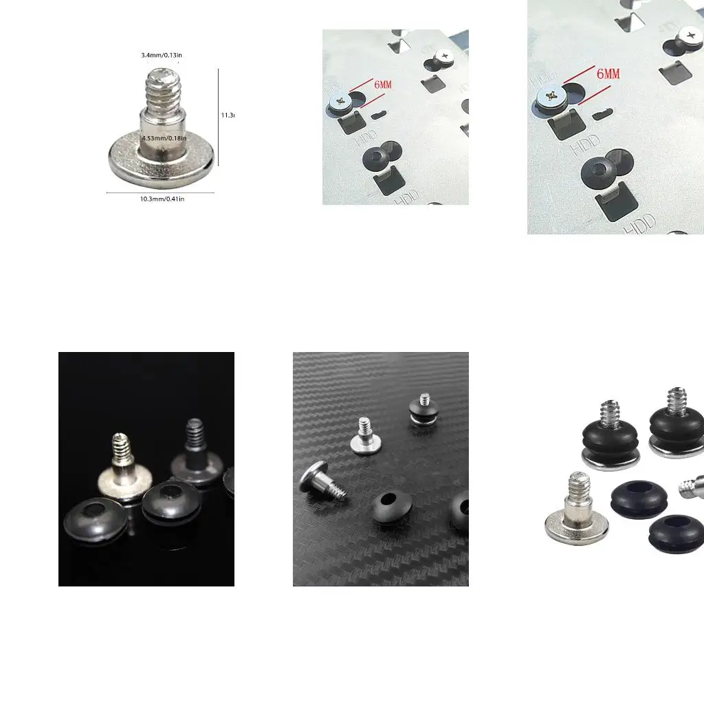 Shockproof screws set for 3.5-inch HDDs 2 Shockproof screws set for 3.5-inch HDDs - Image 2