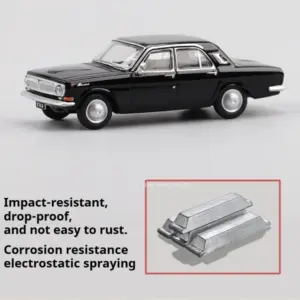 Black GAZ-24 LADA 1:64 Scale Model Car 14 Sdb90f3a17f0243e987219579feb8a749g