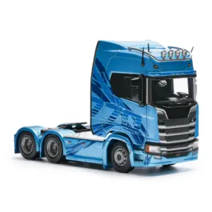 Blue Diecast Semi-Truck Model 1:64 Scale 9 Sdcb4b8b7213948c28b97fe1415f6f2fel