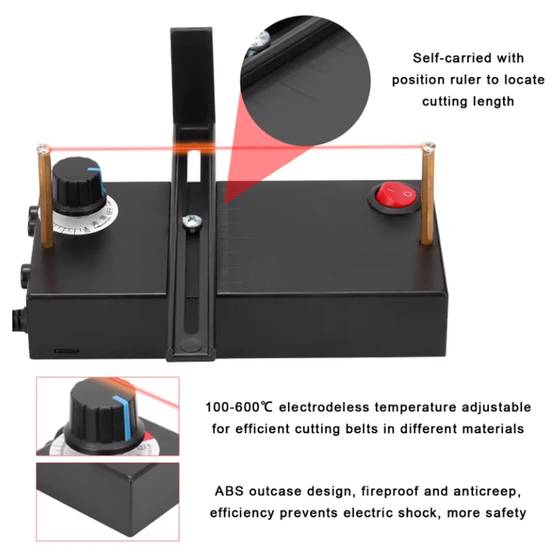 Black Hot Ribbon Cutter with Adjustable Temp 3 Black Hot Ribbon Cutter with Adjustable Temp - Image 3