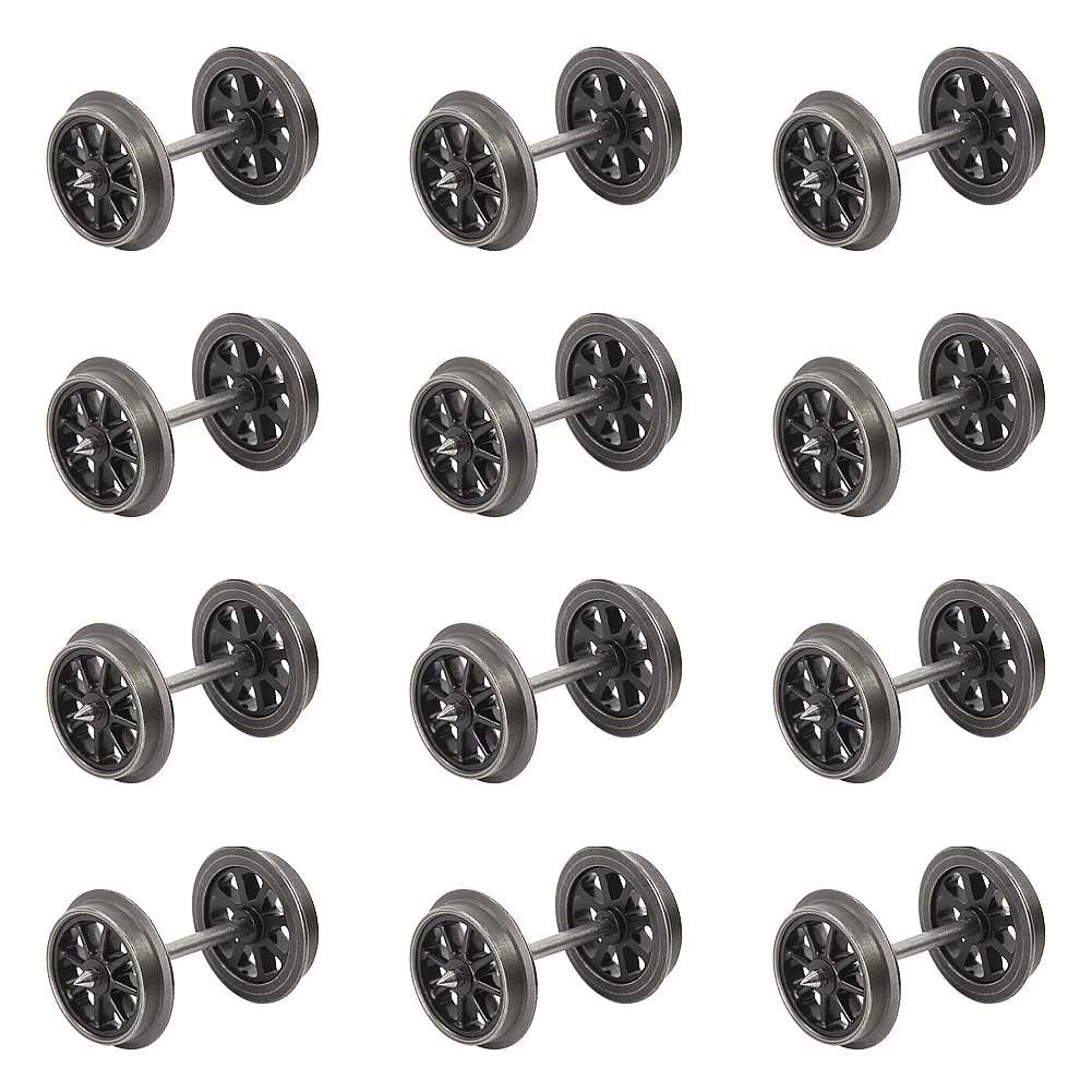 HO Scale Metal Spoked Train Wheels Set 36-inch Diameter 4 HO Scale Metal Spoked Train Wheels Set 36-inch Diameter - Image 4