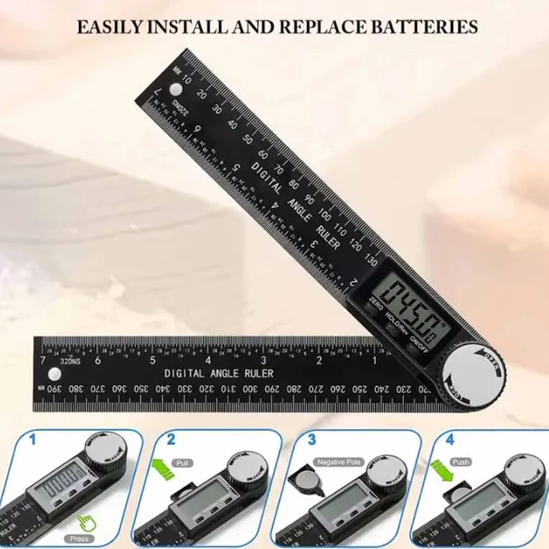 Digital Angle Ruler 360° with LED Display 5 Digital Angle Ruler 360° with LED Display - Image 5