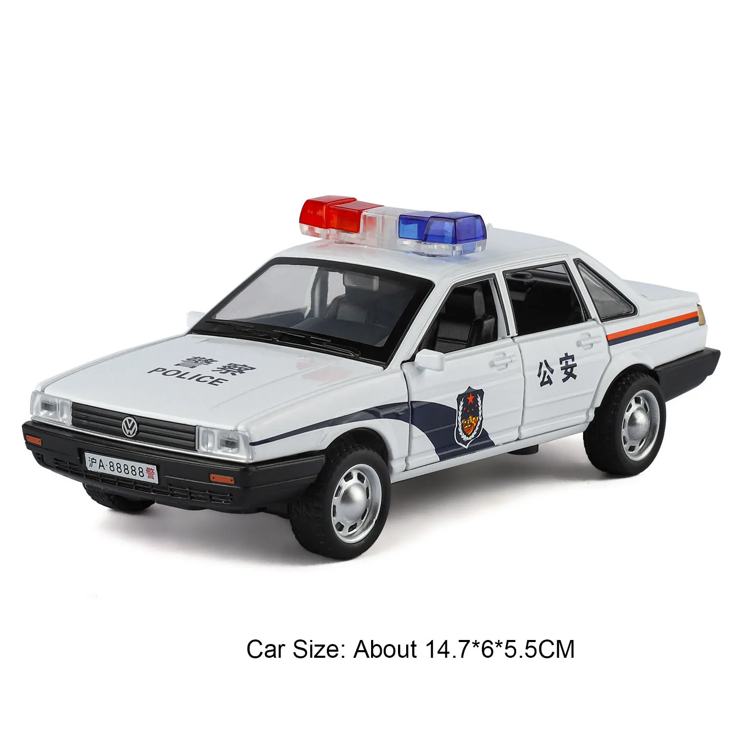 1:32 Scale Police Pickup Model Vehicle 8 1:32 Scale Police Pickup Model Vehicle - Image 8