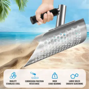 Stainless Steel Beach Metal Detection Shovel 10 Se03a6ba8b1fe443ea8cf6d38018a1ebai