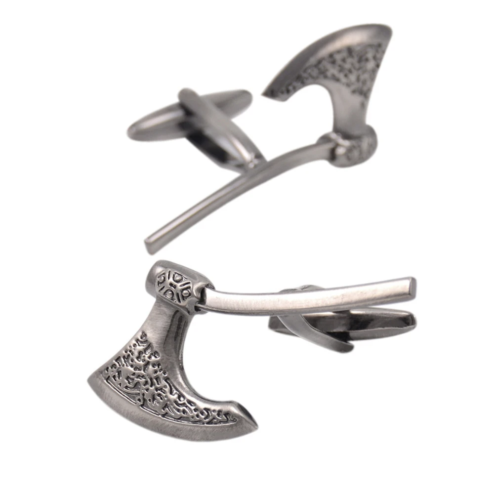 Vintage Axe-Shaped Cufflinks for Men and Women 3 Vintage Axe-Shaped Cufflinks for Men and Women - Image 3