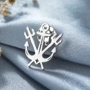 Nordic Mythology Anchor Trident Brooch 12 Se0ee8114f23542f4b756a375c5f07611S