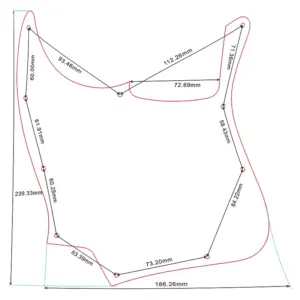 Left-Handed Jazz Bass Pickguard 10-Hole Yellow 15 Se216ef5a4260478fa66ffcdd7572de2b4