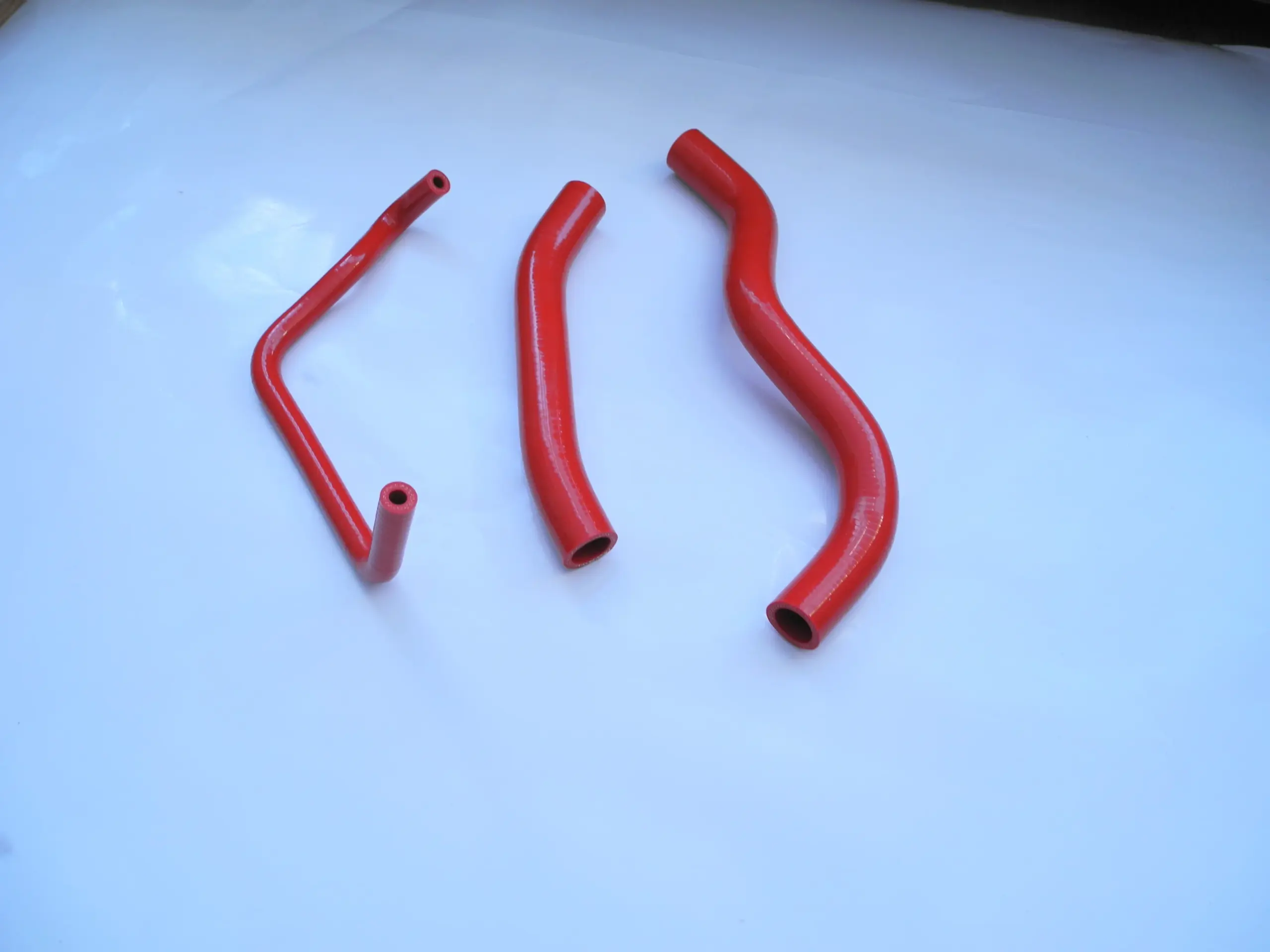 Vibrant Red Silicone Radiator Hose Kit for Honda CB600F 3 Vibrant Red Silicone Radiator Hose Kit for Honda CB600F - Image 3