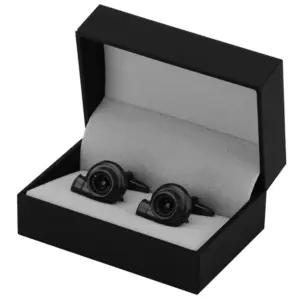 Black Blower-Shaped Cufflinks for Men 9 Se3f55d99d11645579b7c4de1e51e528eO