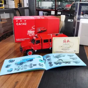 Jiefang CA142 Fire Engine Model 1:24 Scale 7 Se4747e28537c48cbbaa442168ab935b1o