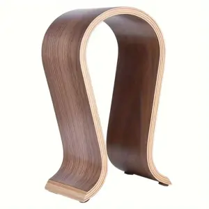 Walnut U-Shaped Headphone Stand 25x14x10cm 11 Se5ec433040ed4f0c8a27badb02134787E