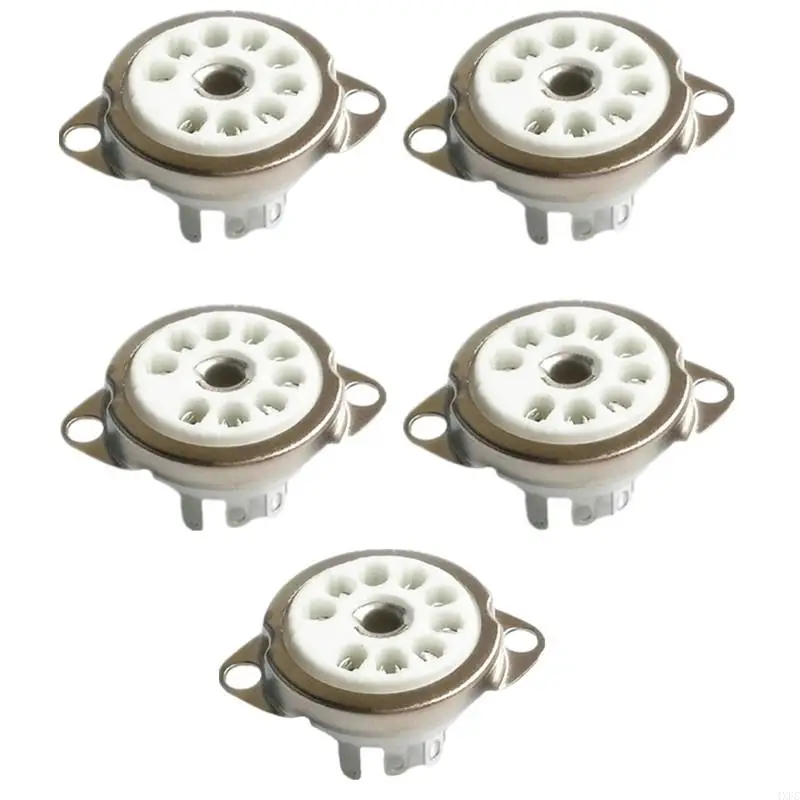 Ceramic Vacuum Tube Socket for 9-Pin Tubes 3 Ceramic Vacuum Tube Socket for 9-Pin Tubes - Image 3