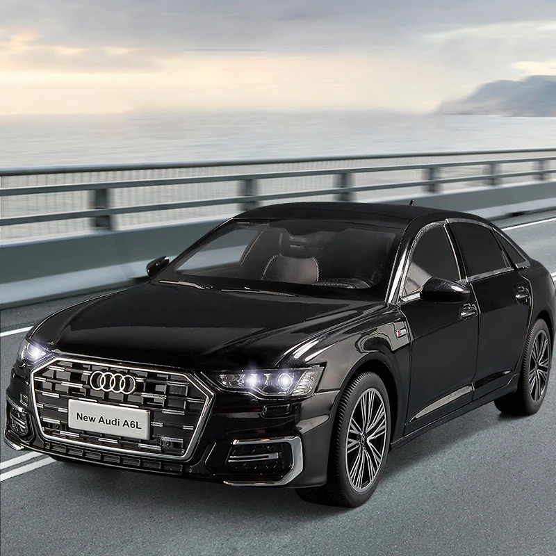 Black 1:18 Audi A6L Diecast Model Car 5 Black 1:18 Audi A6L Diecast Model Car - Image 5