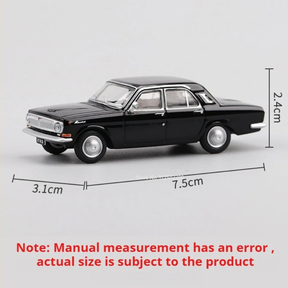 Black GAZ-24 LADA 1:64 Scale Model Car 2 Black GAZ-24 LADA 1:64 Scale Model Car - Image 2