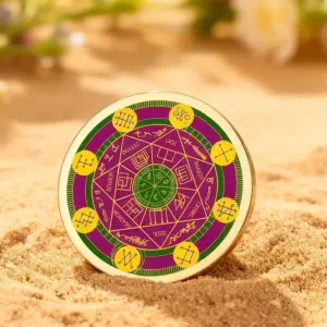 Stainless Steel Seal of Archangels Brooch 8 Seb12dc6d66374fa0a792eb6cb3156cb0W